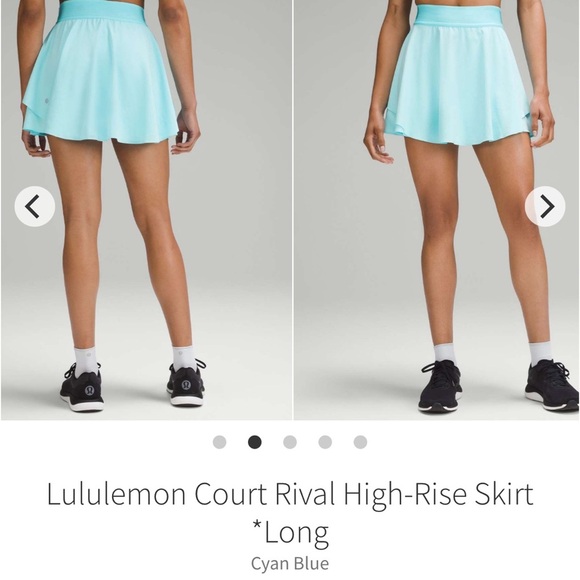 Lululemon Court Rival High-Rise Skirt *Long
Cyan Blue 2023 Style #: W8AH4T Sz 2 - Picture 1 of 7